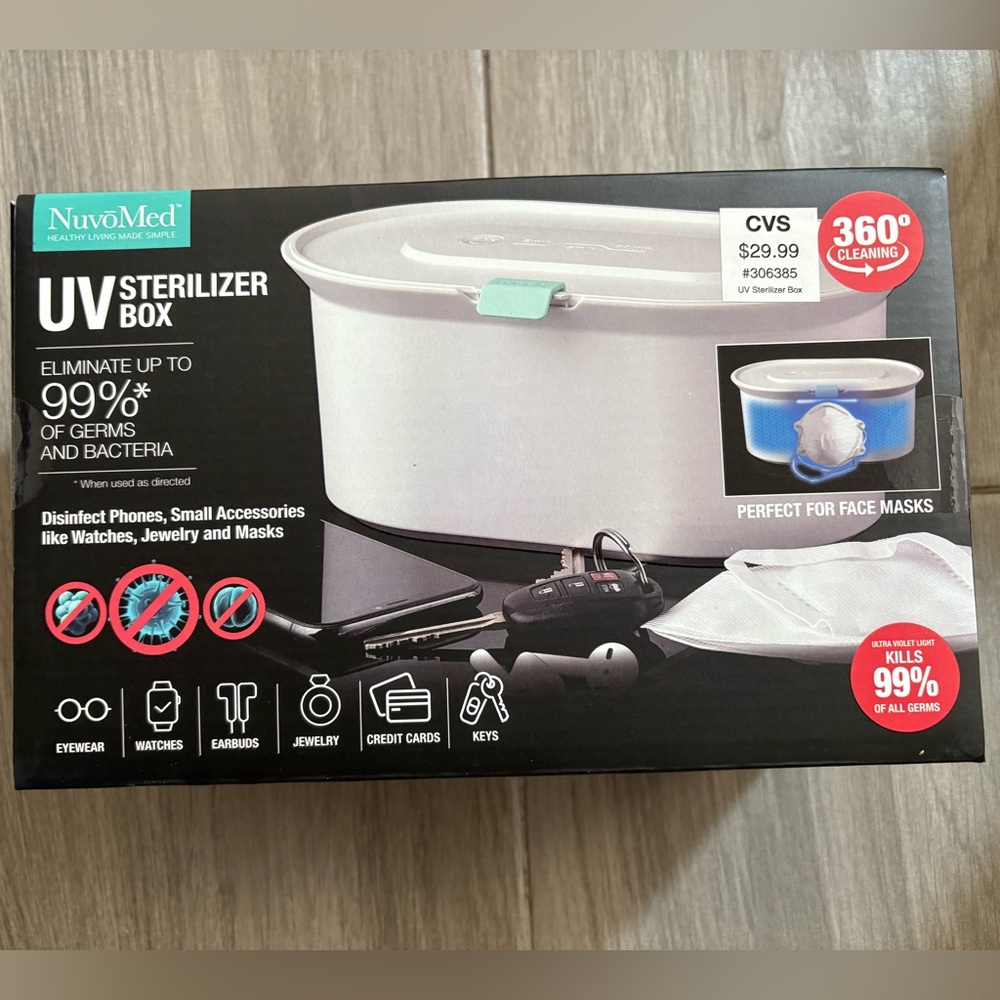 UV Sterilizer Box - White